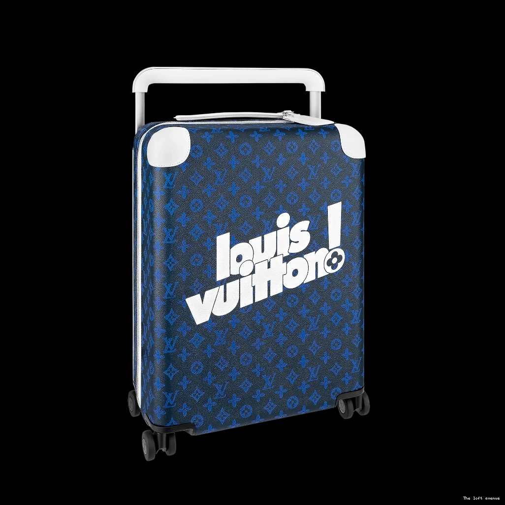 55 SUITCASE CUSTOM 37L MONOGRAM BLUE HORIZON 0729